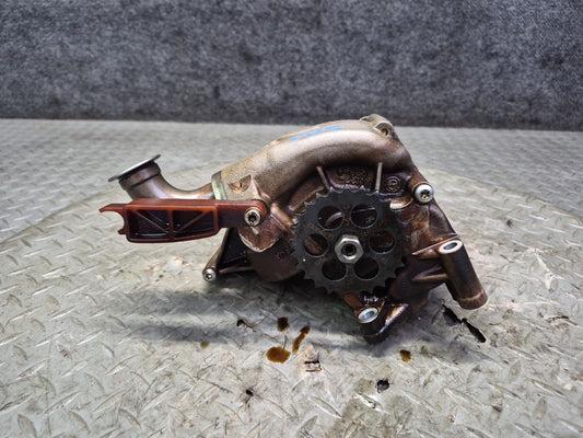 06-10 BMW E64 E63 M6 S85 V10 Engine Vanos Presuure Oil Pump W/ Suction Pipe Set