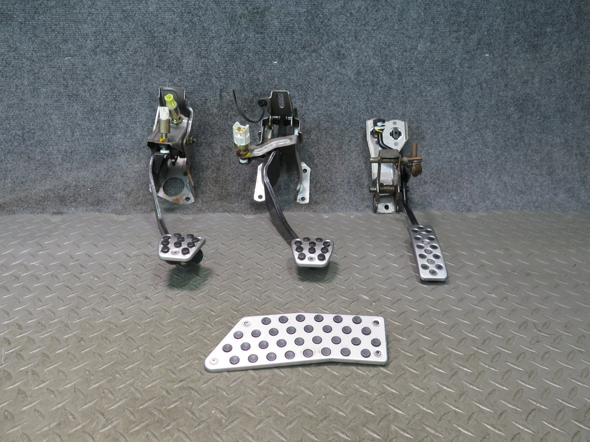 00-03 Honda S2000 M/T Gas Acceleration Brake Clutch Dead Pedal Set OEM