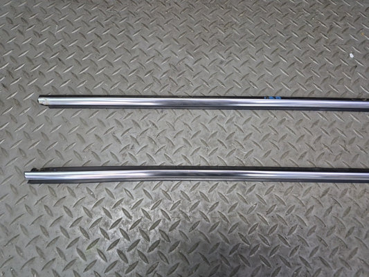 01-06 BMW E46 330ci Convert Set of 2 Door Weatherstrip Molding Trim Chrome OEM
