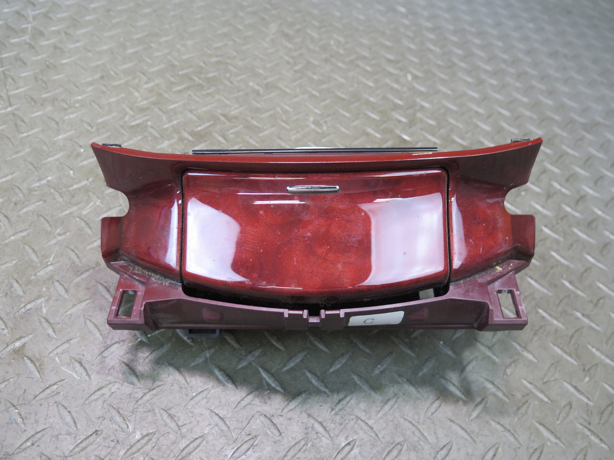 08-12 Lexus UVF46L LS600h Dash Console Radio Wood Trim Ash Tray CUP Holder Set
