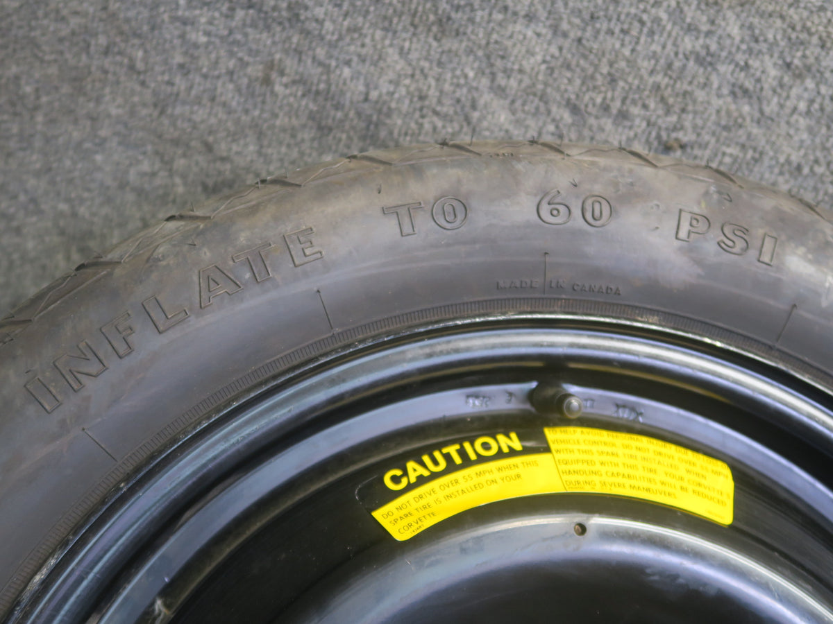 88-96 Chevrolet Corvette C4 Emergency Spare Tire R17" Wheel 17x4J 155/70 OEM