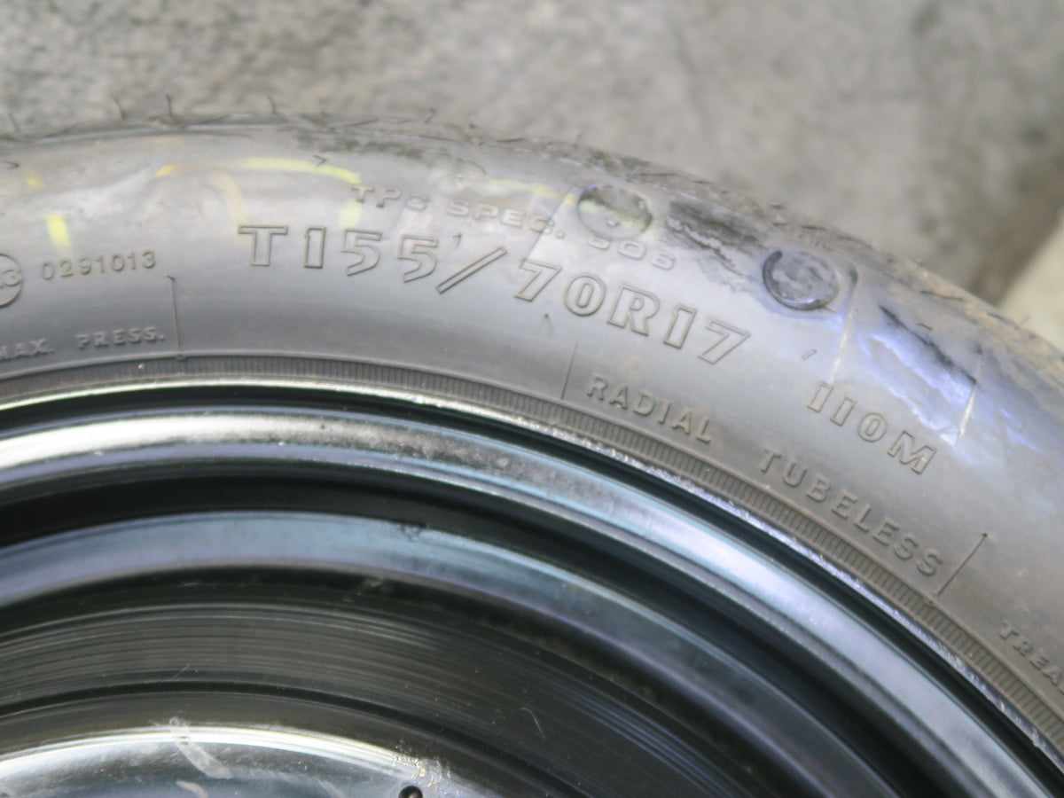 88-96 Chevrolet Corvette C4 Emergency Spare Tire R17" Wheel 17x4J 155/70 OEM