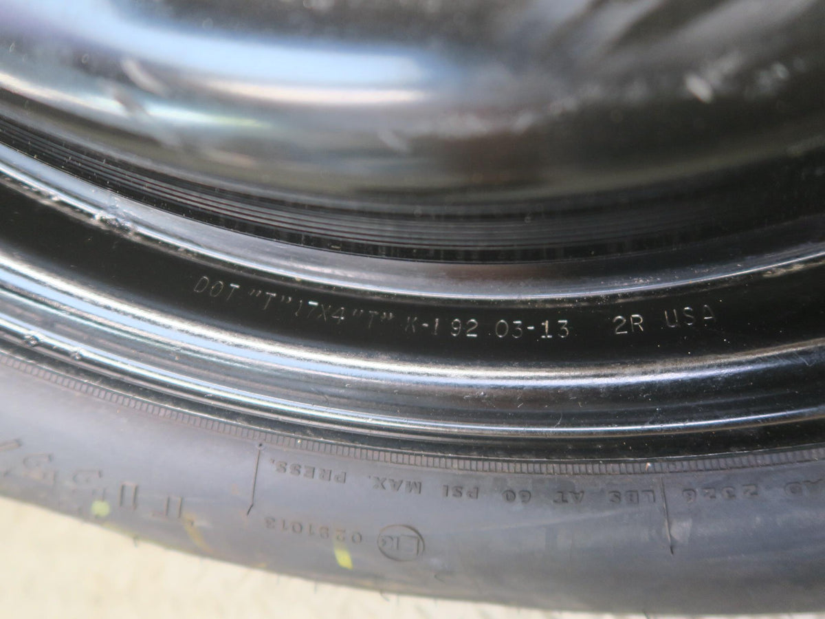88-96 Chevrolet Corvette C4 Emergency Spare Tire R17" Wheel 17x4J 155/70 OEM