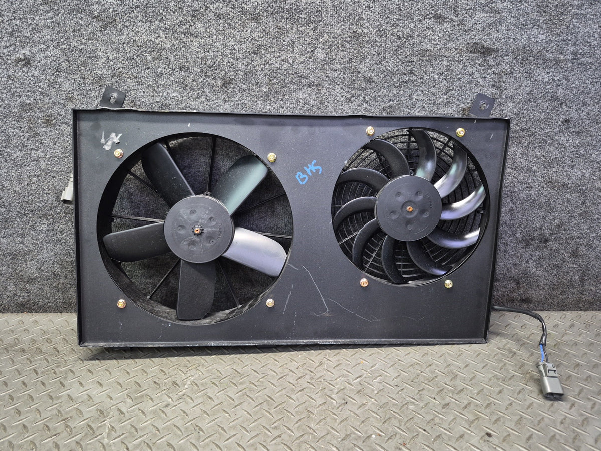 00-09 Honda S2000 M/T Engine Motor Radiator Cooling Dual Fan w Shroud Greddy