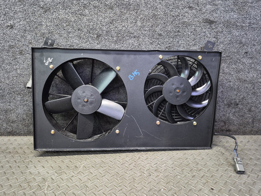00-09 Honda S2000 M/T Engine Motor Radiator Cooling Dual Fan w Shroud Greddy