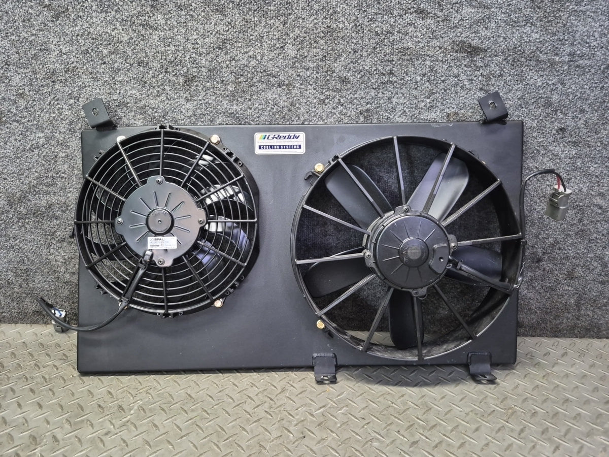 00-09 Honda S2000 M/T Engine Motor Radiator Cooling Dual Fan w Shroud Greddy