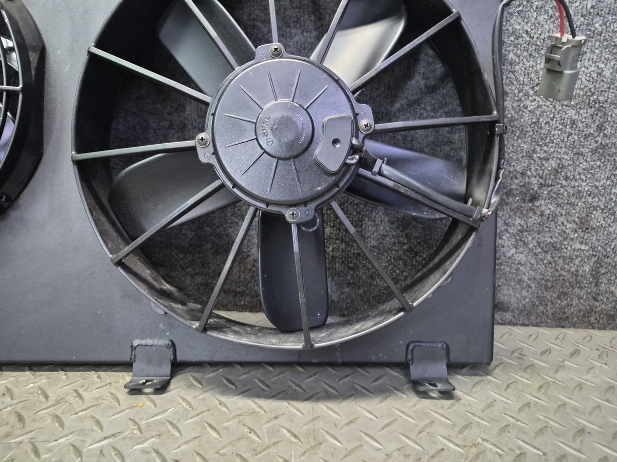 00-09 Honda S2000 M/T Engine Motor Radiator Cooling Dual Fan w Shroud Greddy