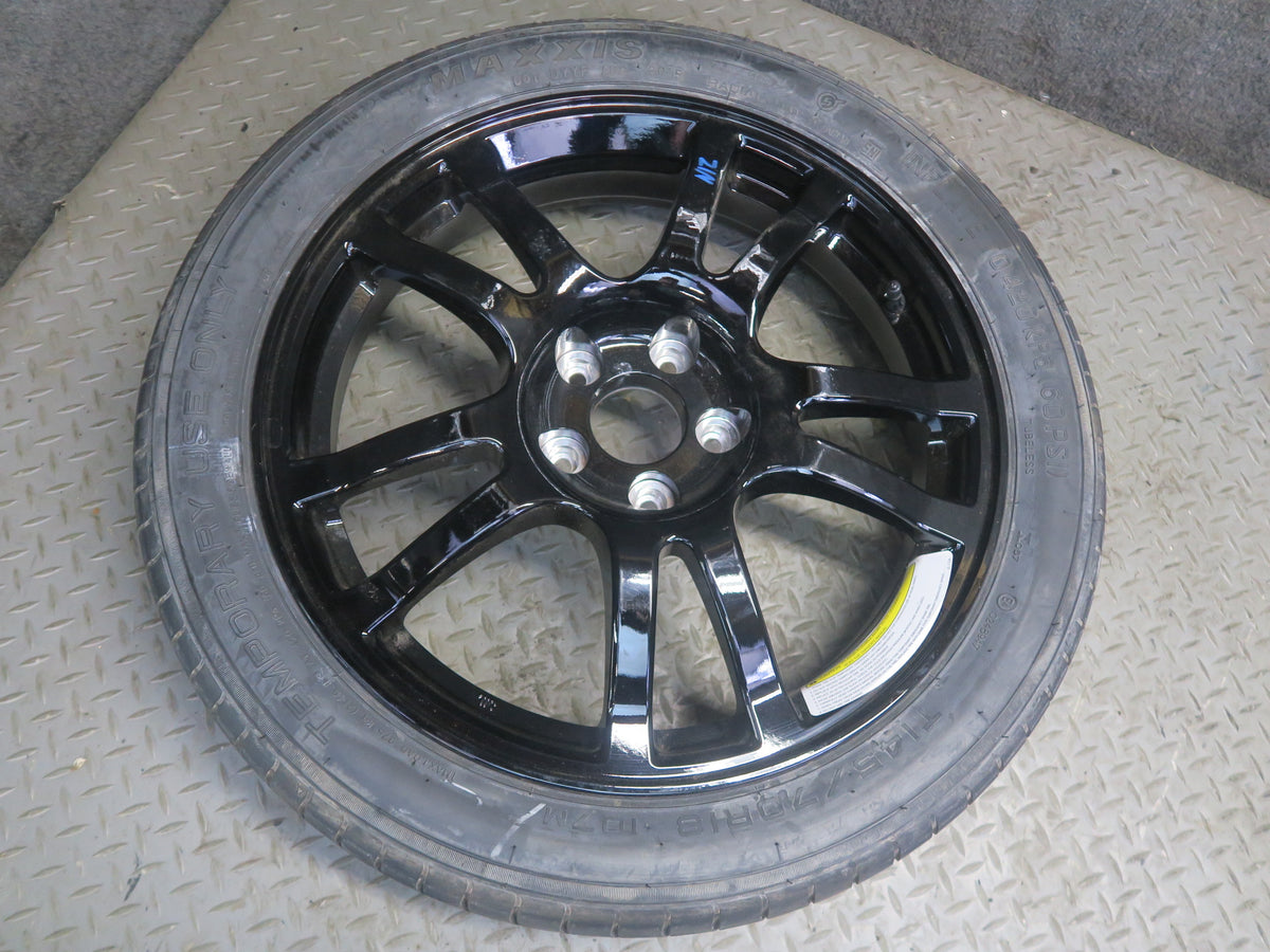 09-20 Nissan Z34 370Z Spare Tire R18" Wheel Rim 18x4T ET0 145/70 OEM