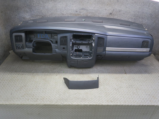 2005 Dodge RAM SRT10 DR Dashboard Dash Instrument Panel Cover Black OEM