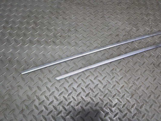 86-91 Mercedes W126 Sedan Set of 6 Front & Rear Left Door Chrome Molding OEM