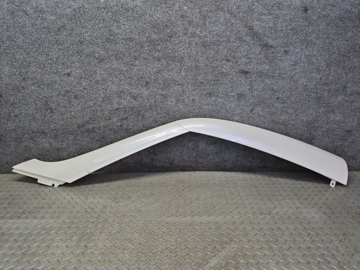 09-20 Nissan 370Z Z34 Coupe Front Left Exterior A Pillar Molding White OEM