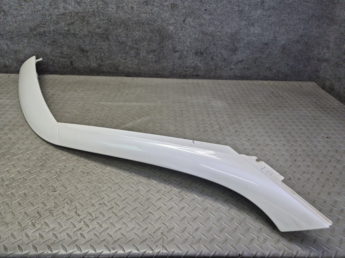 09-20 Nissan 370Z Z34 Coupe Front Left Exterior A Pillar Molding White OEM