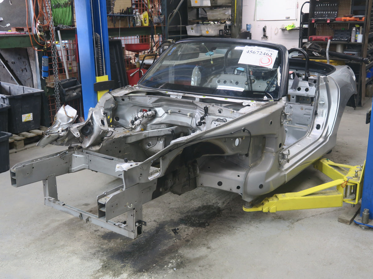 00-09 Honda S2000 Convertible Car Body Frame Chassis Sebring Silver Damaged