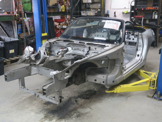 00-09 Honda S2000 Convertible Car Body Frame Chassis Sebring Silver Damaged
