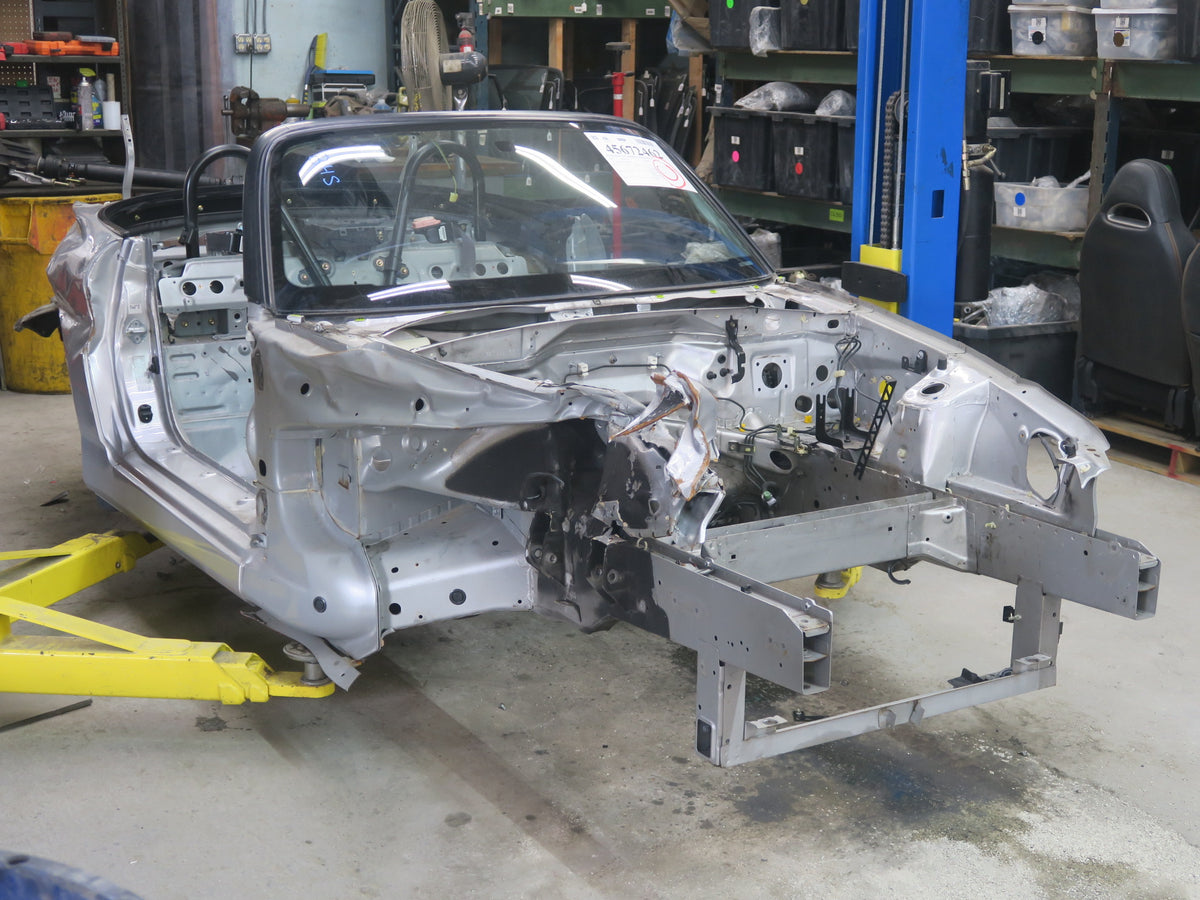 00-09 Honda S2000 Convertible Car Body Frame Chassis Sebring Silver Damaged