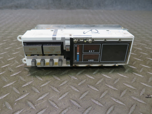 87-89 Nissan Z31 300ZX Digital Clock w A/C Heater Climate Control Switch Set OEM
