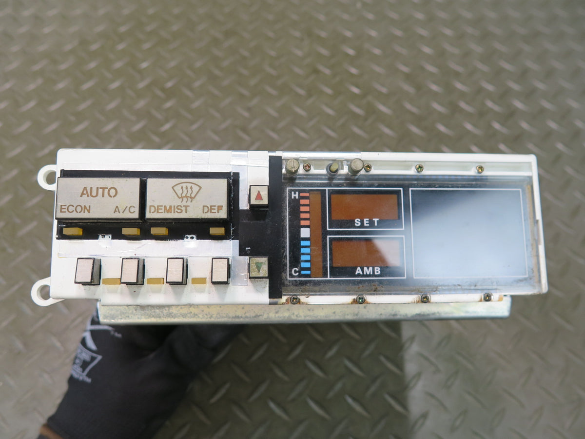 87-89 Nissan Z31 300ZX Digital Clock w A/C Heater Climate Control Switch Set OEM