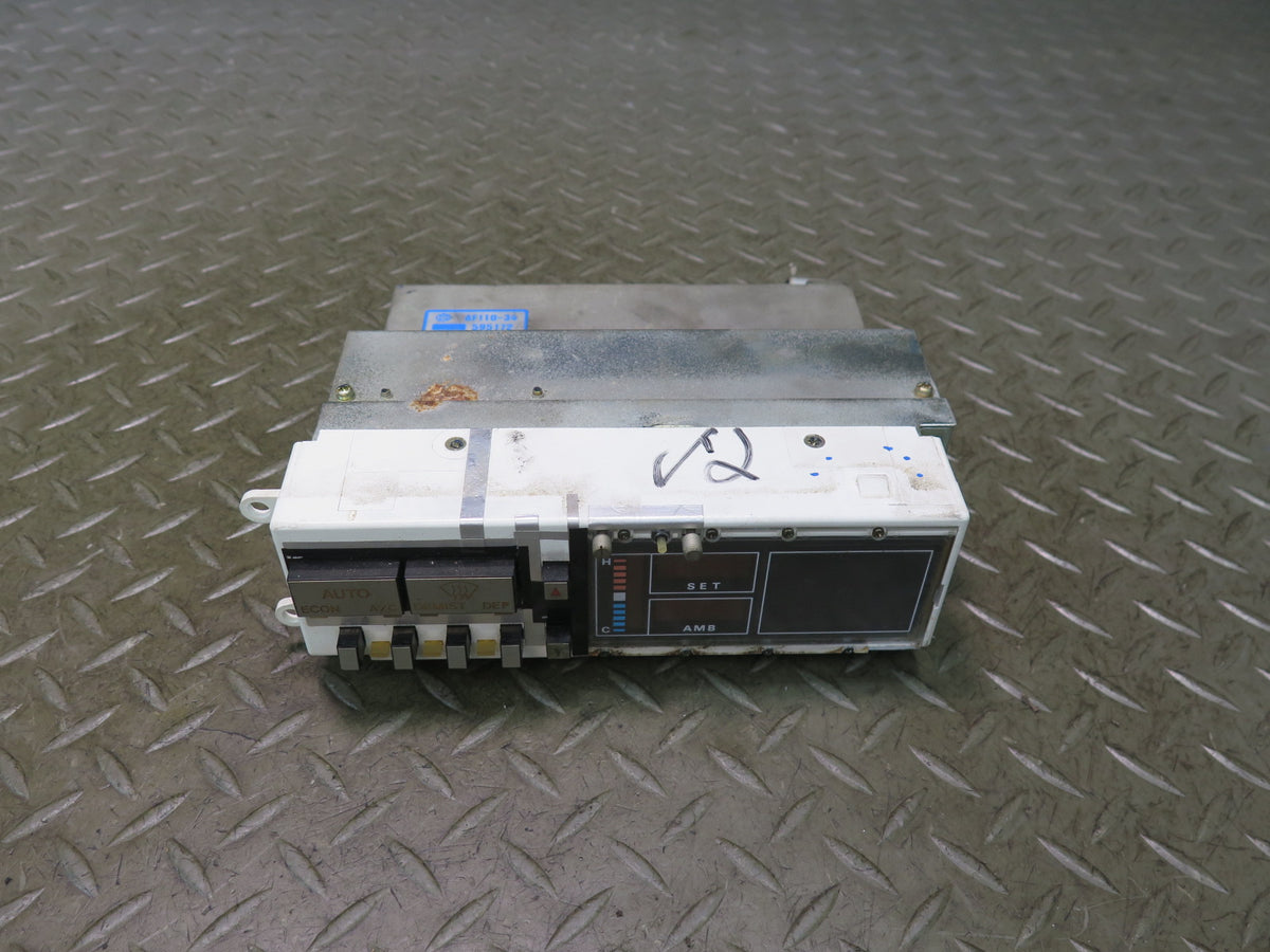 87-89 Nissan Z31 300ZX Digital Clock w A/C Heater Climate Control Switch Set OEM