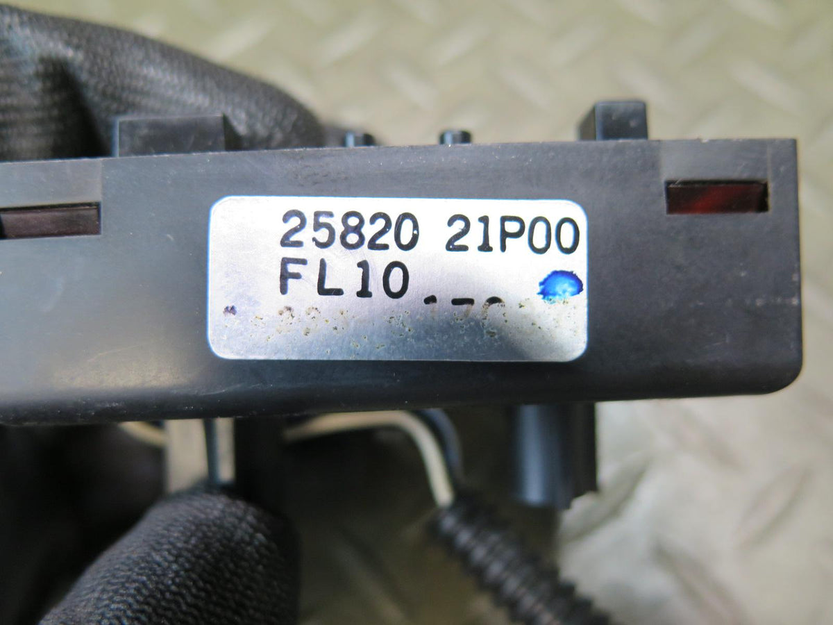 87-89 Nissan Z31 300ZX Digital Clock w A/C Heater Climate Control Switch Set OEM