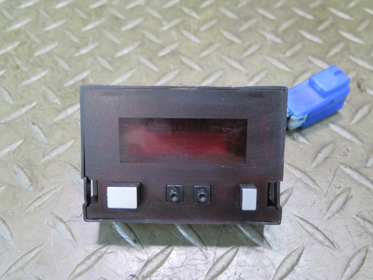 87-89 Nissan Z31 300ZX Digital Clock w A/C Heater Climate Control Switch Set OEM