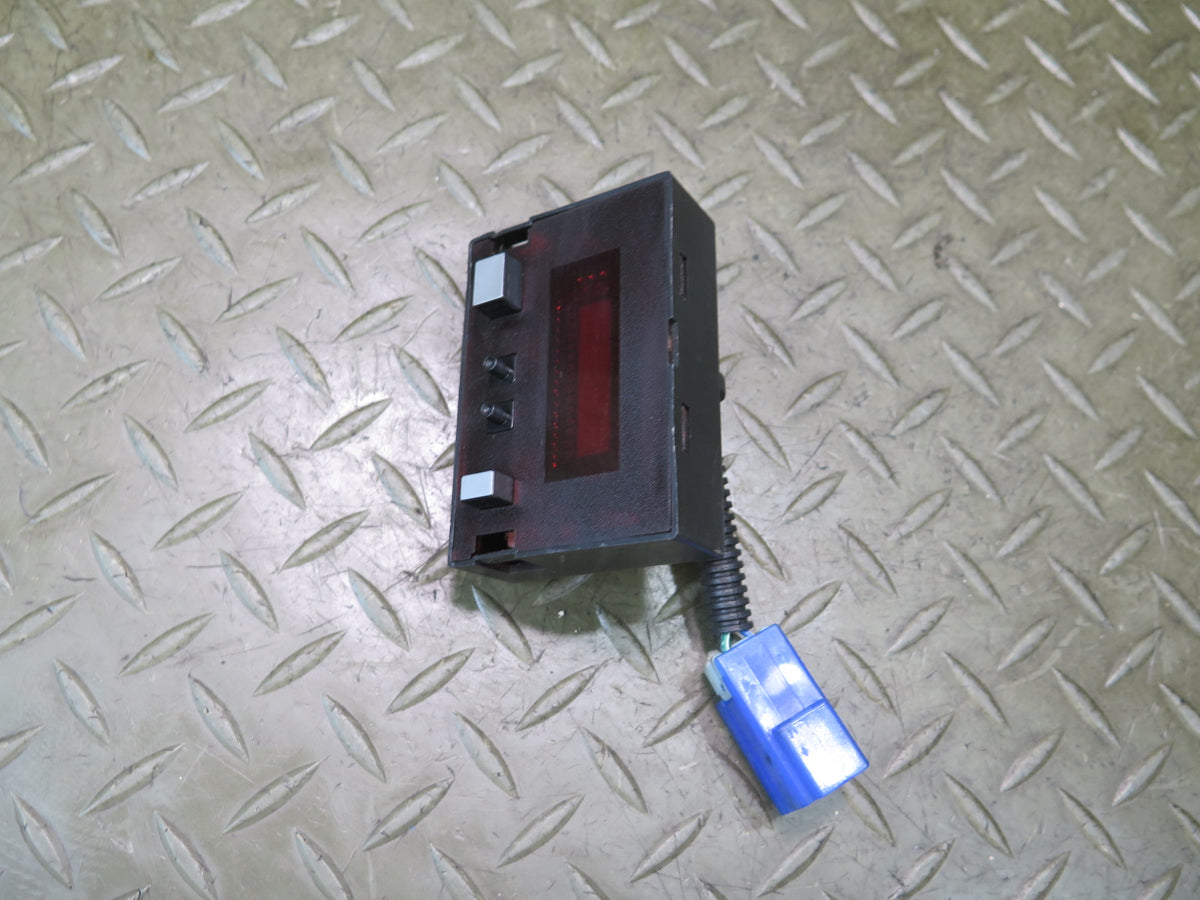 87-89 Nissan Z31 300ZX Digital Clock w A/C Heater Climate Control Switch Set OEM