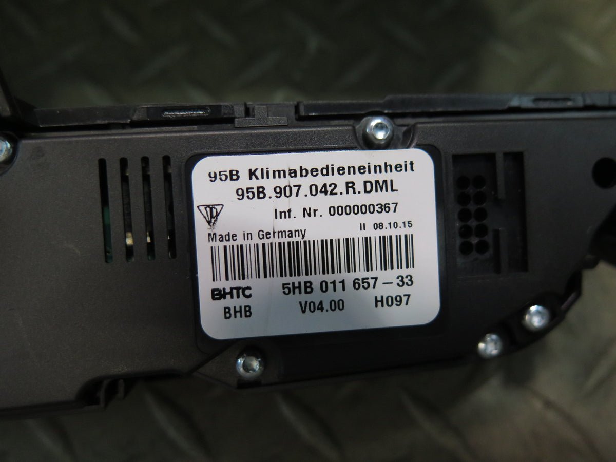 2015-2018 Porsche Macan Center Console A/C Heater Climate Control Switch Panel