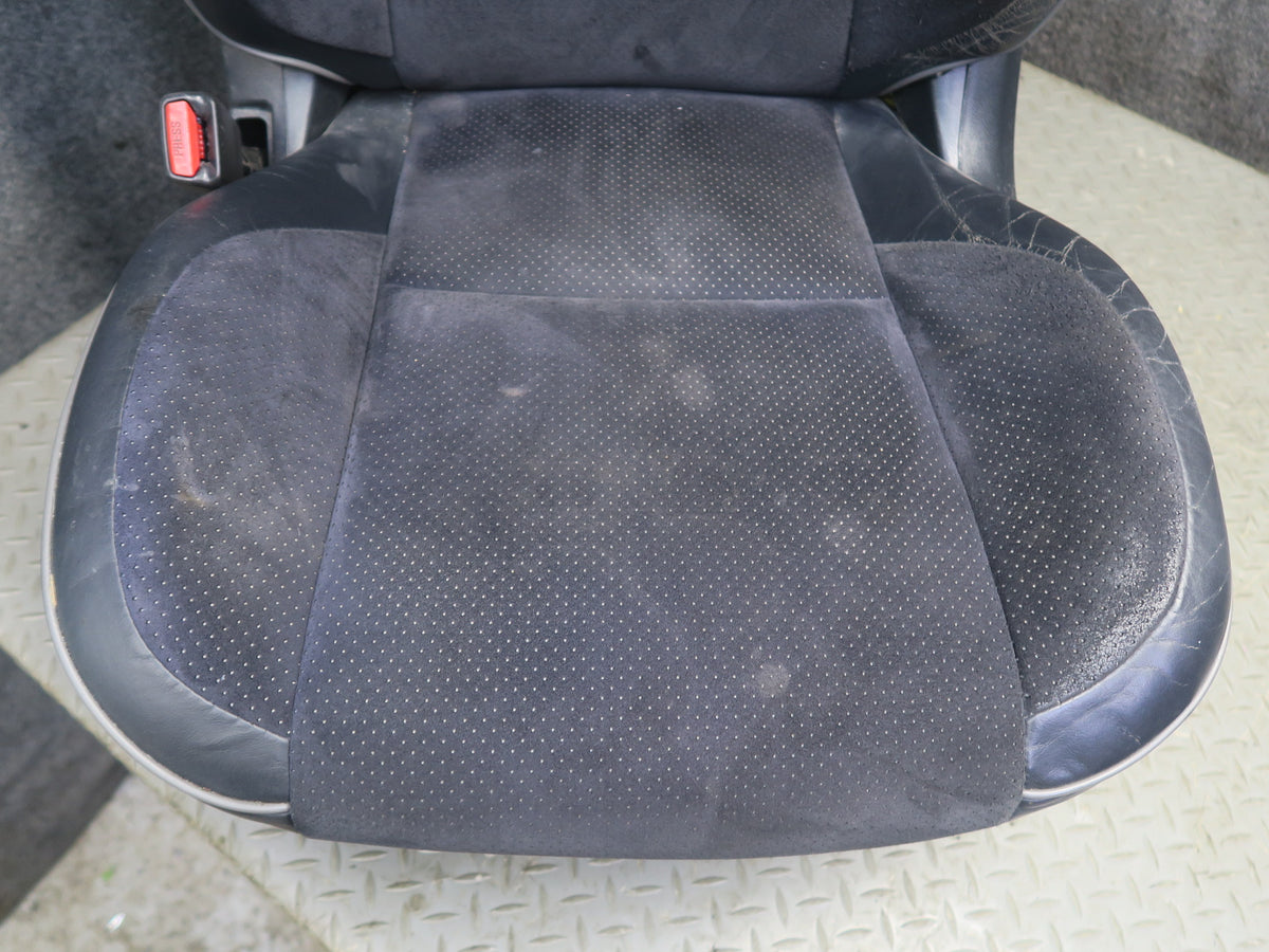 04-05 Lexus JCE10L IS300 Sedan Front & Rear Suede Leather Black Seat Set OEM