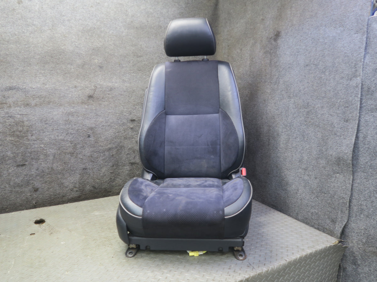 04-05 Lexus JCE10L IS300 Sedan Front & Rear Suede Leather Black Seat Set OEM