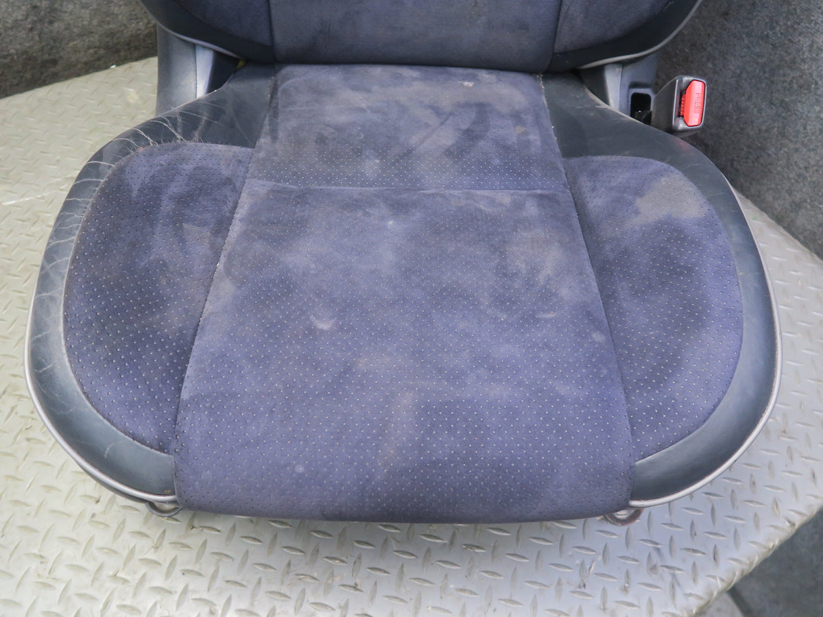 04-05 Lexus JCE10L IS300 Sedan Front & Rear Suede Leather Black Seat Set OEM