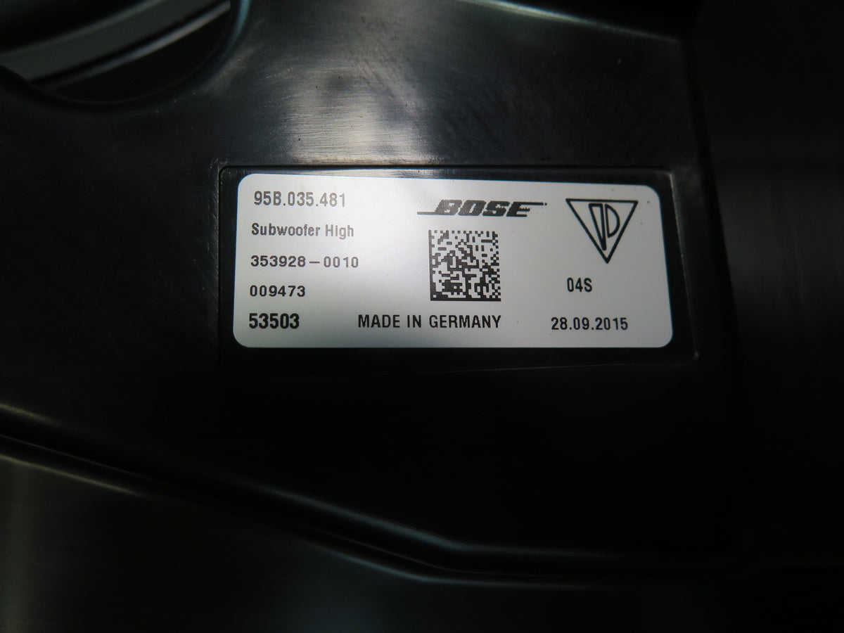 2015-2024 Porsche Macan Rear Bose Subwoofer Audio Speaker W/ Amplifier