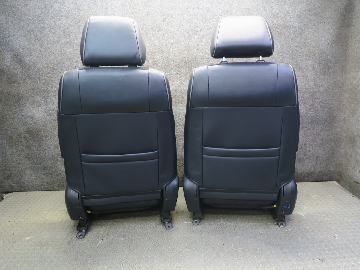 04-05 Lexus JCE10L IS300 Sedan Front & Rear Suede Leather Black Seat Set OEM