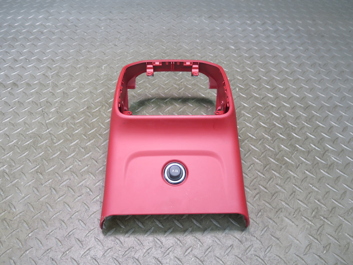 2015-2018 Porsche Macan Rear Center Console Trim Cover Panel RED