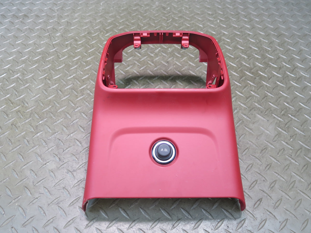 2015-2018 Porsche Macan Rear Center Console Trim Cover Panel RED