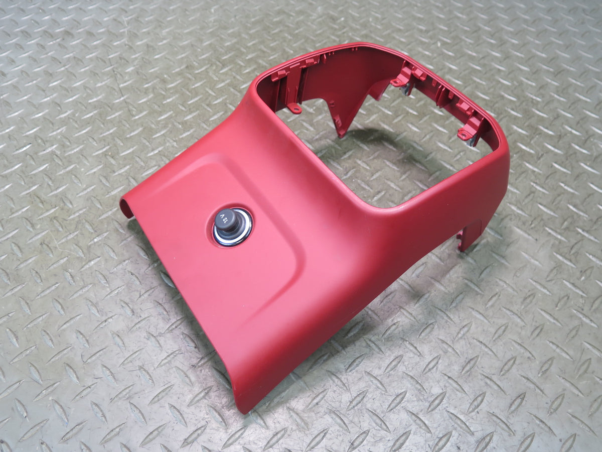 2015-2018 Porsche Macan Rear Center Console Trim Cover Panel RED
