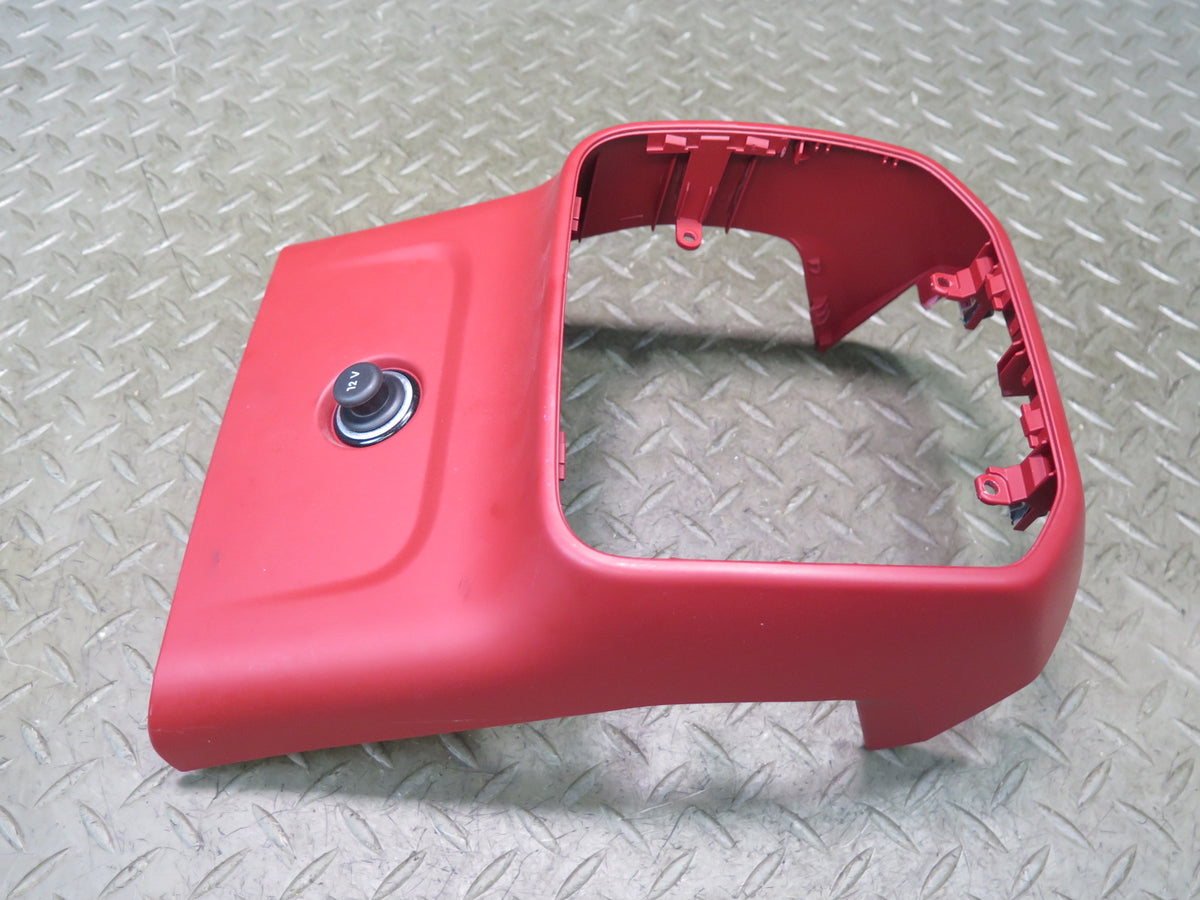 2015-2018 Porsche Macan Rear Center Console Trim Cover Panel RED