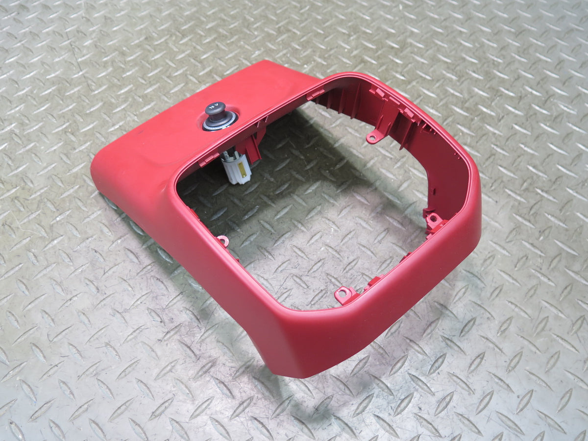2015-2018 Porsche Macan Rear Center Console Trim Cover Panel RED