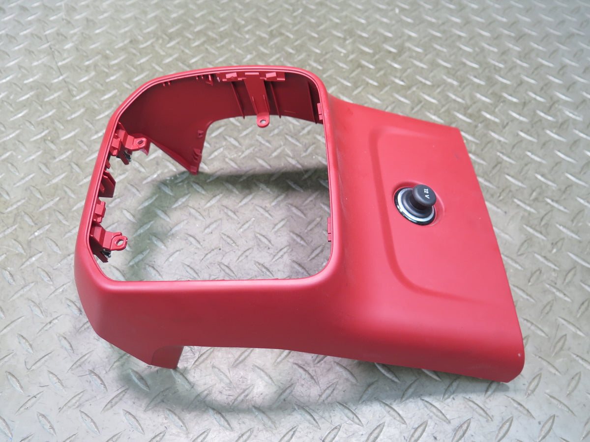 2015-2018 Porsche Macan Rear Center Console Trim Cover Panel RED