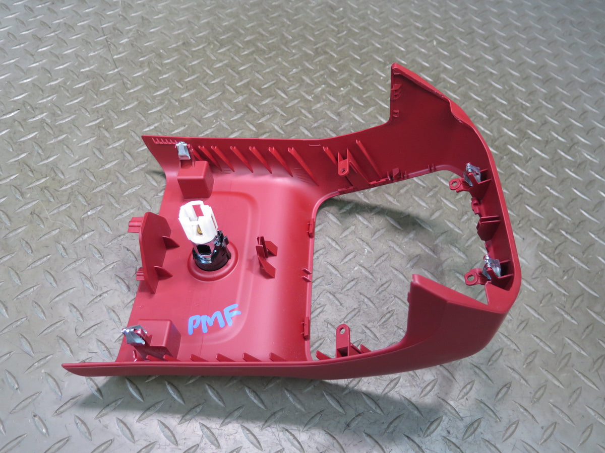 2015-2018 Porsche Macan Rear Center Console Trim Cover Panel RED