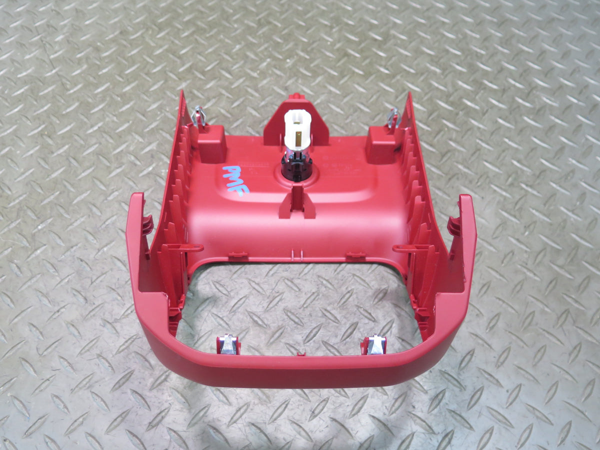 2015-2018 Porsche Macan Rear Center Console Trim Cover Panel RED