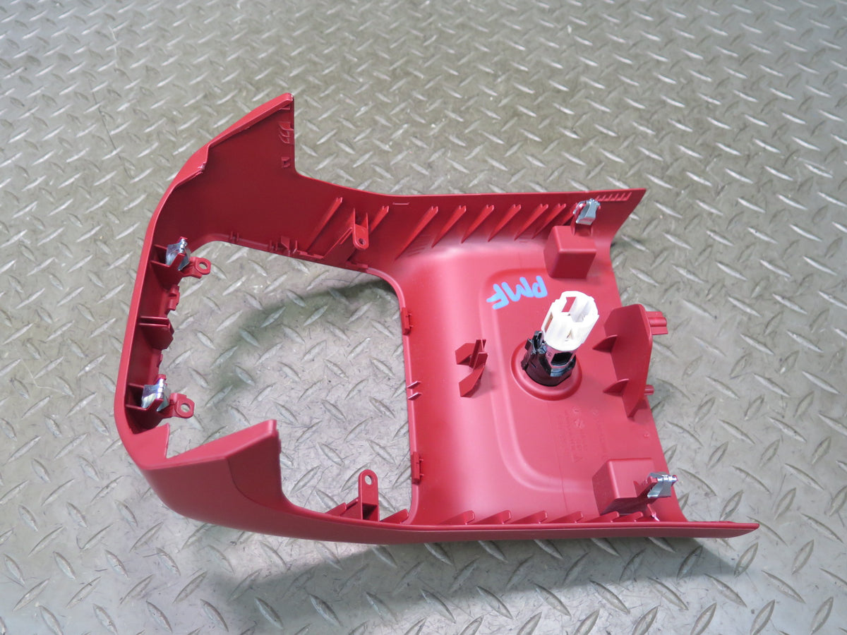 2015-2018 Porsche Macan Rear Center Console Trim Cover Panel RED