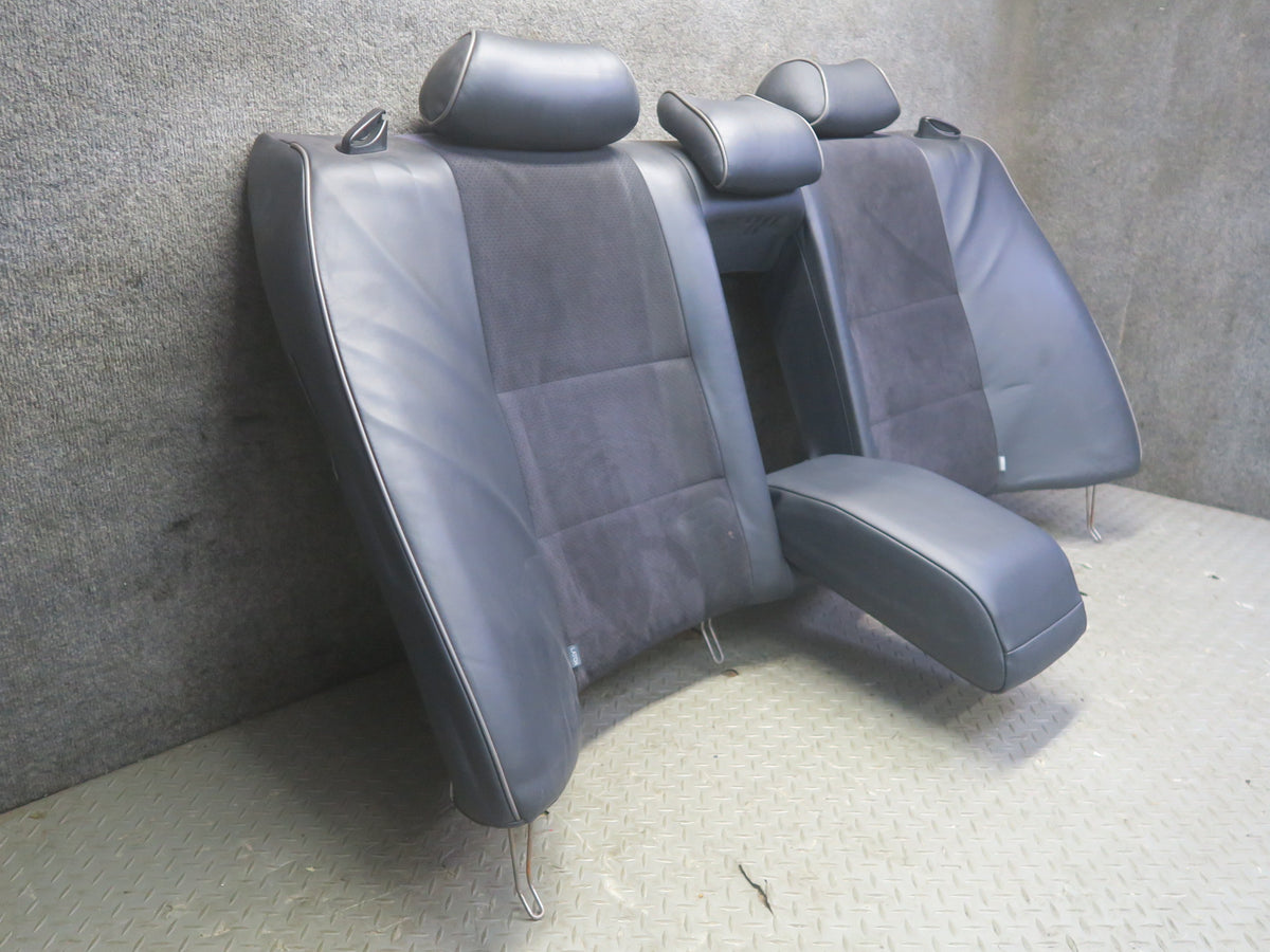 04-05 Lexus JCE10L IS300 Sedan Front & Rear Suede Leather Black Seat Set OEM