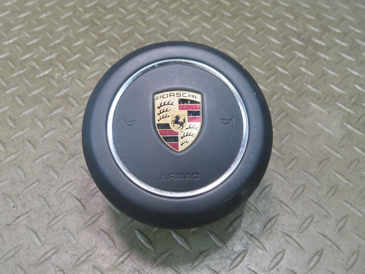 15-18 PORSCHE MACAN TURBO FRONT LEFT DRIVER SIDE STEERING WHEEL SRS AIRBAG OEM