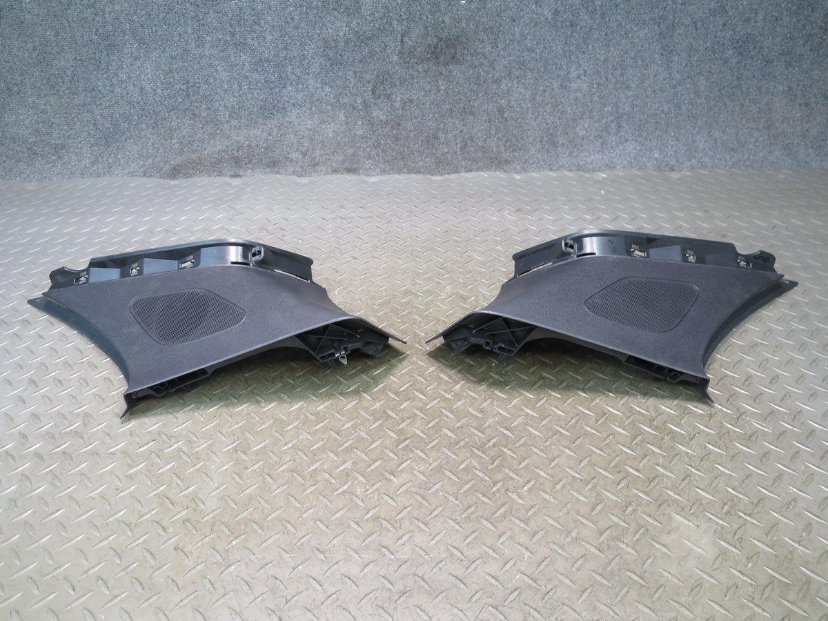 2015-2026 Porsche Macan Rear Interior D Pillar Trim Cover Panel Black Set of 2