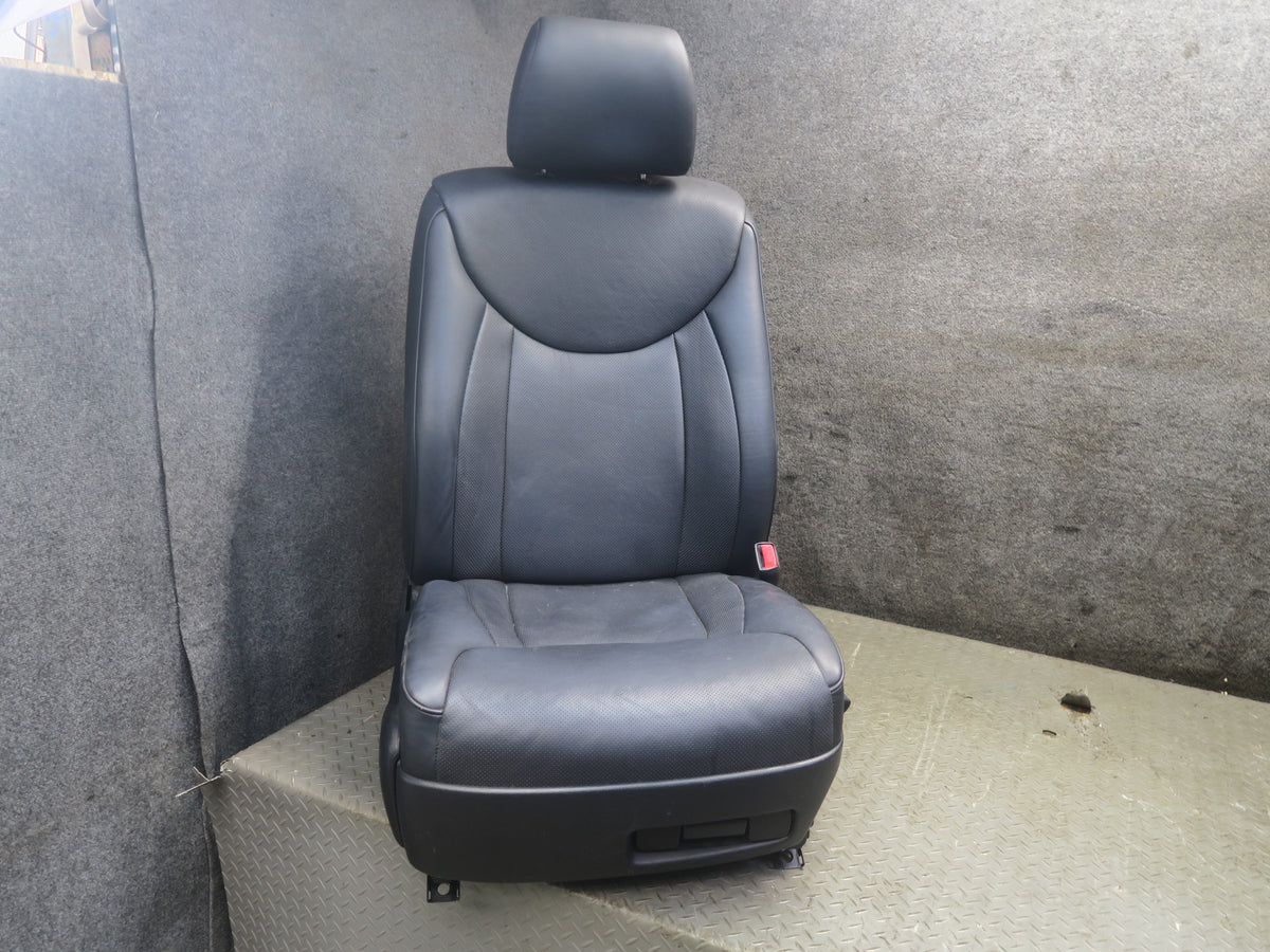 04-06 Lexus UCF30L LS430 Front & Rear Leather Climate Power Seat Set Black OEM