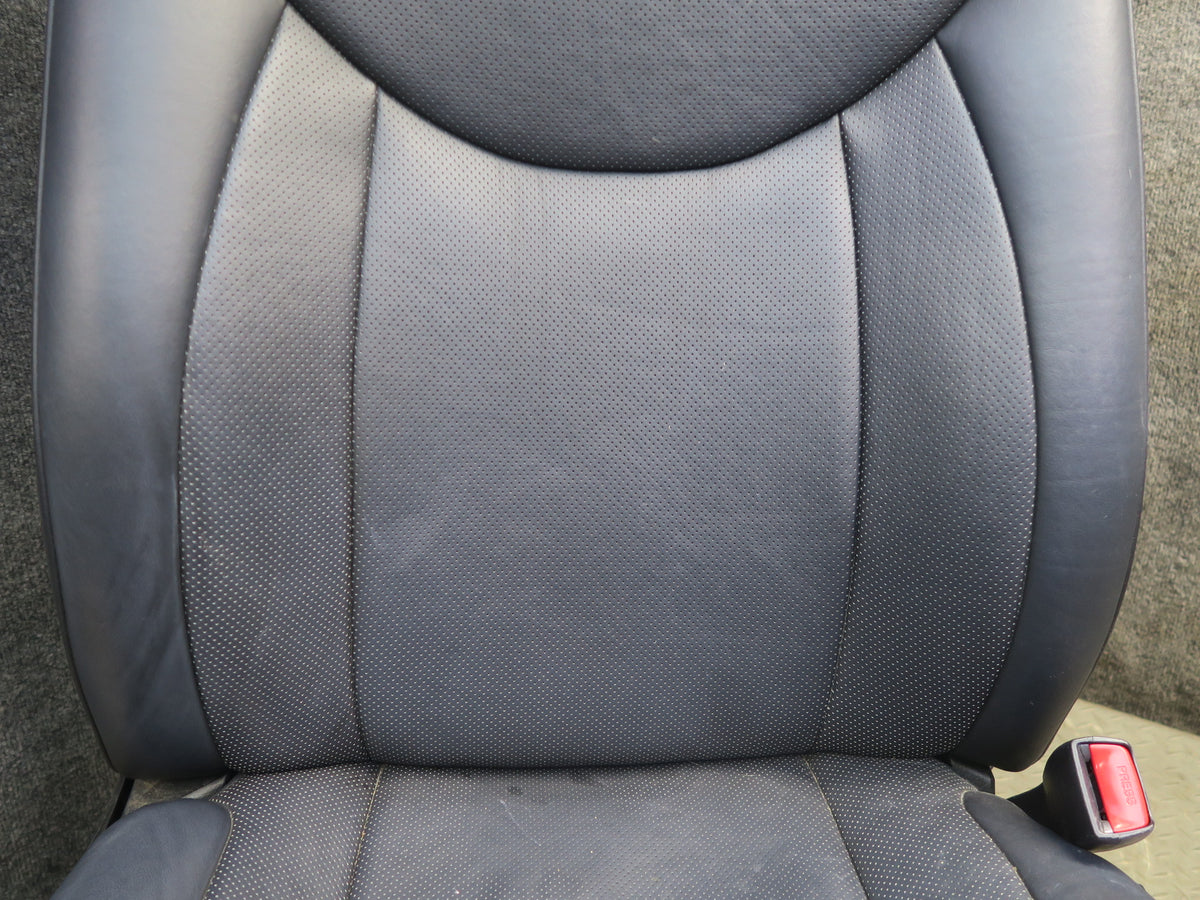 04-06 Lexus UCF30L LS430 Front & Rear Leather Climate Power Seat Set Black OEM