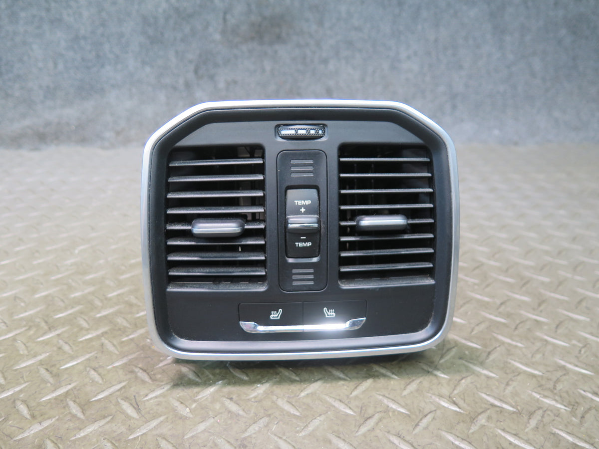 2015-2018 Porsche Macan Center Console Rear A/C Air Vent Grille W/ Switches