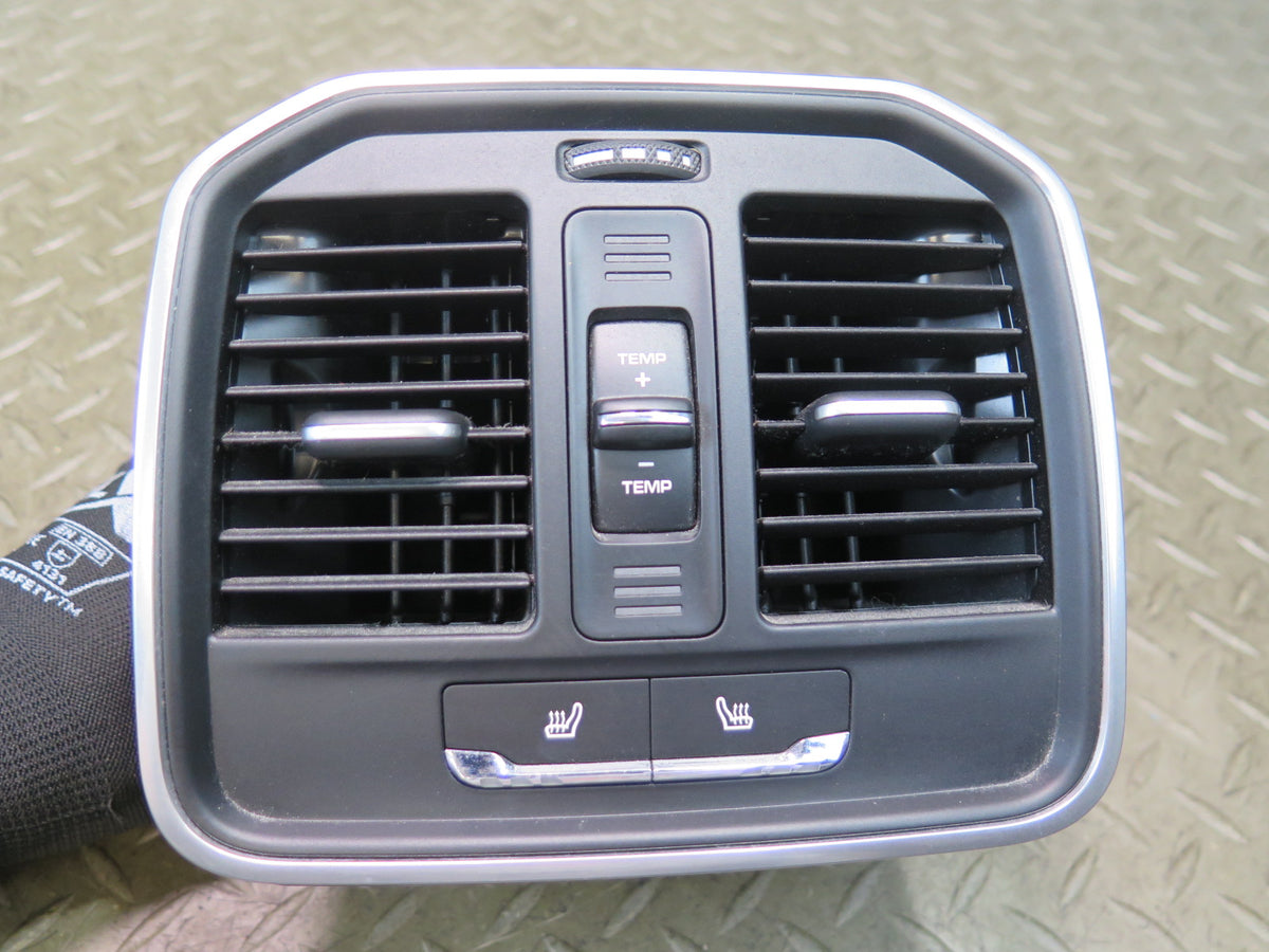 2015-2018 Porsche Macan Center Console Rear A/C Air Vent Grille W/ Switches