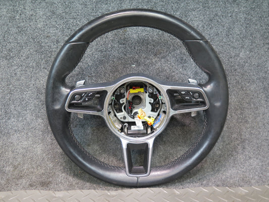 2015-2018 Porsche Macan 3-SPOKE Leather Steering W/ Controls & Paddles