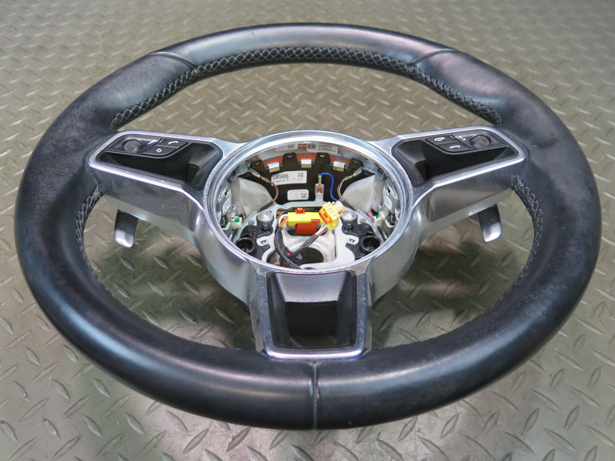 2015-2018 Porsche Macan 3-SPOKE Leather Steering W/ Controls & Paddles