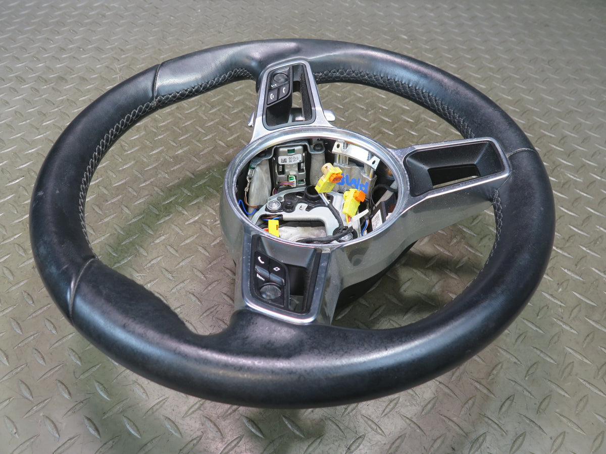 2015-2018 Porsche Macan 3-SPOKE Leather Steering W/ Controls & Paddles